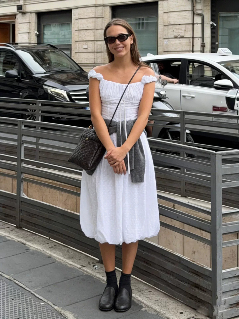 Zara Summer Off Shoulder Embroidered Lace Midi Dress Fitted Cutout
